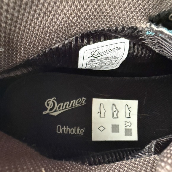 Danner EUC Jag II Waterproof Brown Deep Teal Lace Up Hiking Boots women 8.5 - Picture 7 of 8